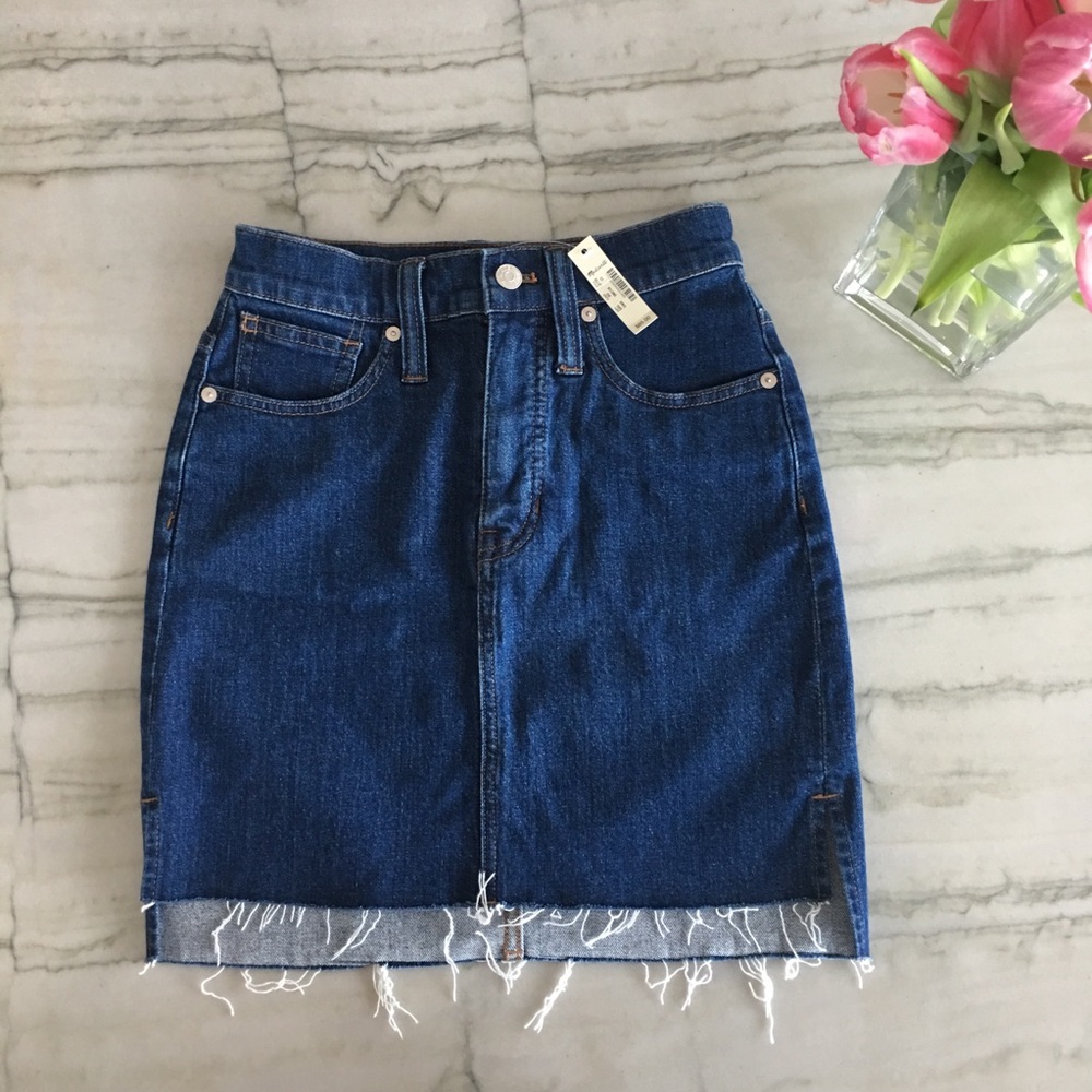 NWT Madewell: Stretch Straight Mini Skirt